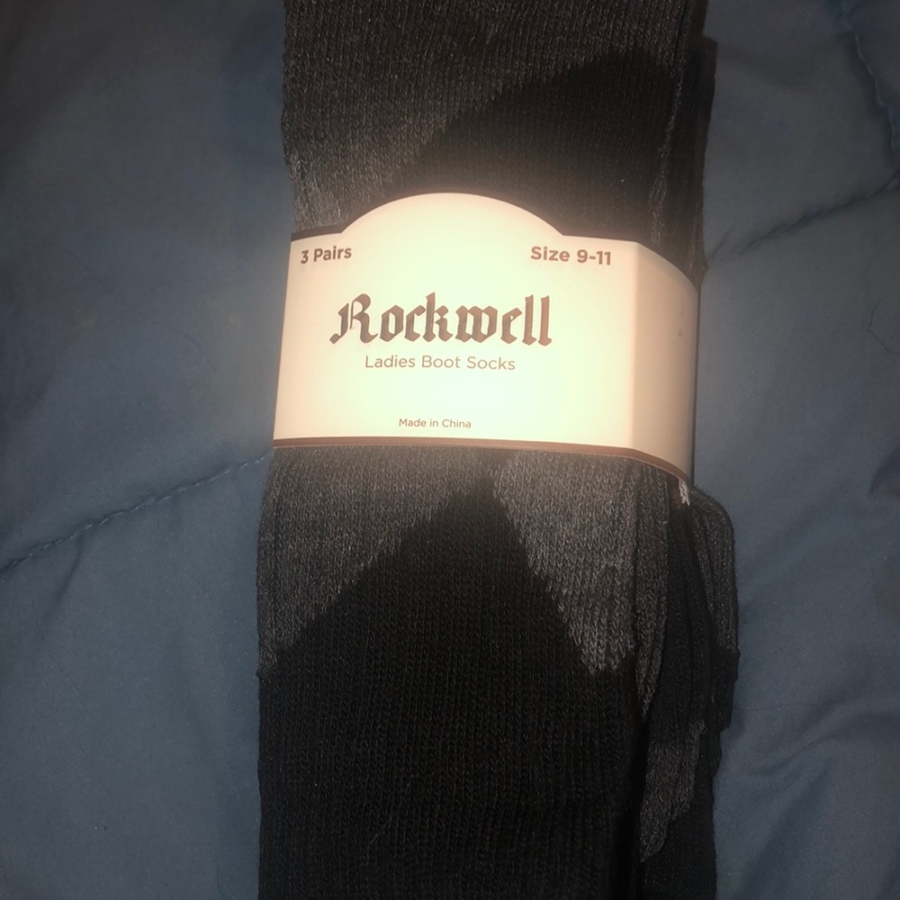 3 Pairs of Ladies Rockwell Boot Socks